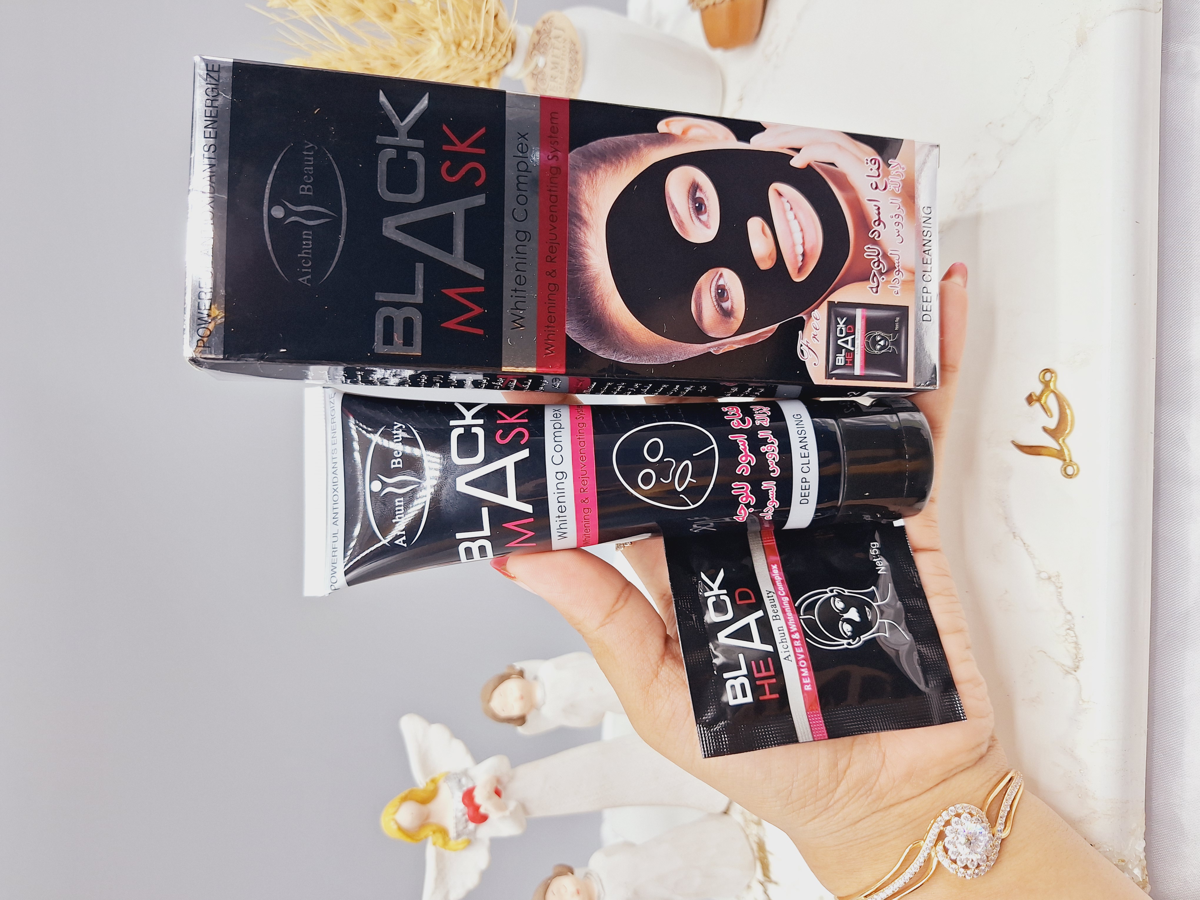 بلک ماسک تیوپی چوب ذغال آیچون بیوتی Aichun Beauty کد AS203-2